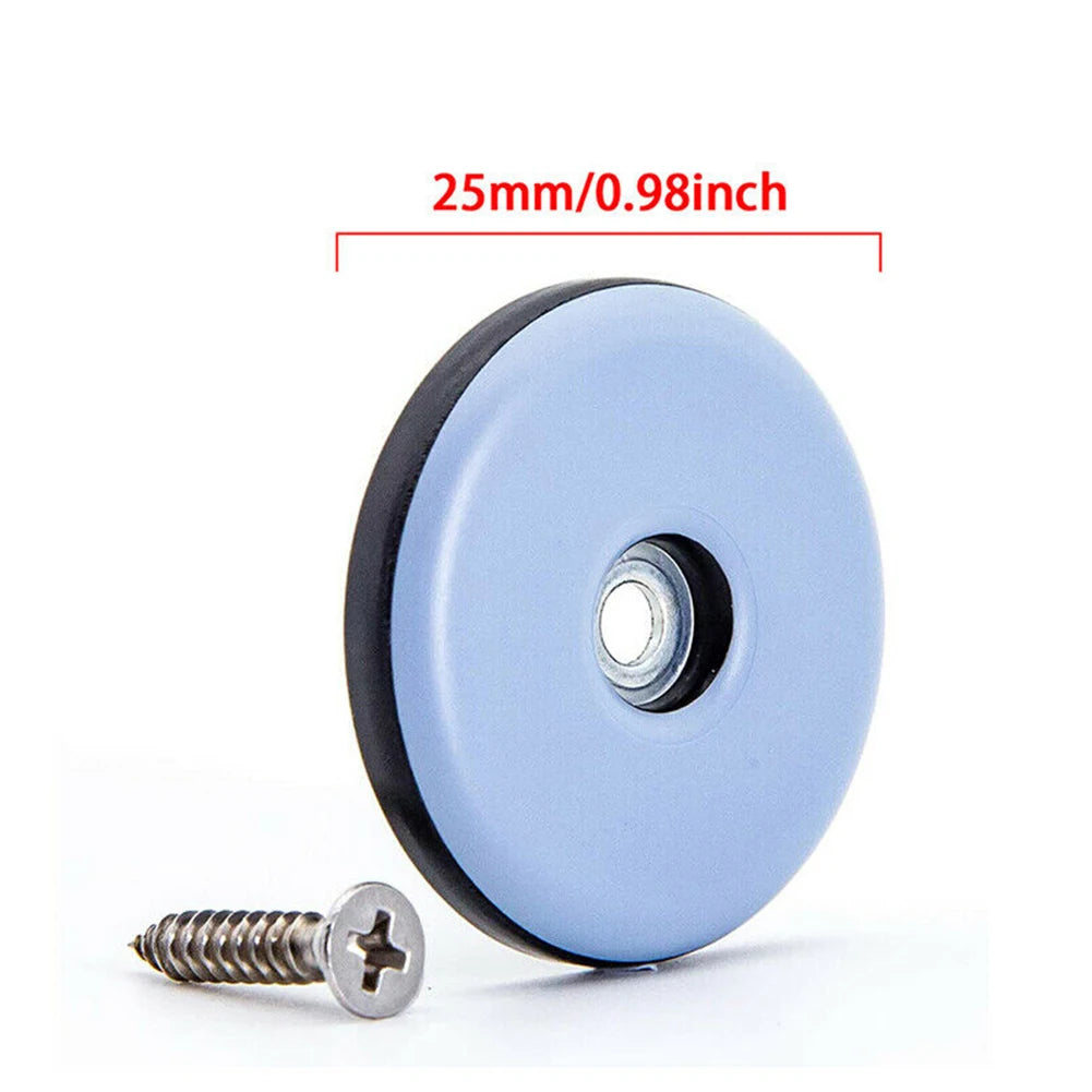 20pcs Furnitures Glides With Screws PTFE For Sofa Bed Table Couch Dining Chairs Heavy Duty Furnitures Feet Sliders Oasis Select 25mm