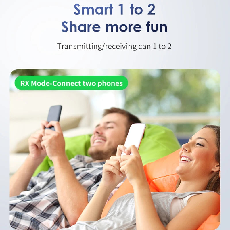 2 In 1 Bluetooth 5.3 Audio Receiver Transmitter 3.5mm Aux Jack RCA Stereo Music Wireless Adapter Dongle for TV Car PC Headphones Oasis Select