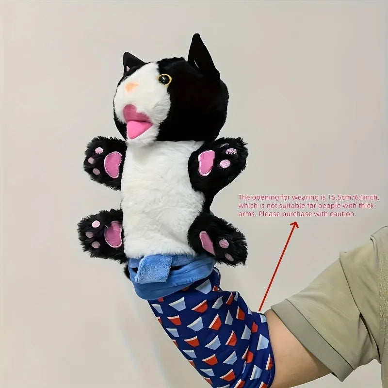 Interactive Cat Wrestling Puppet Toy with Poseable Limbs, Plush Stuffed Animal for Indoor Play ,Durable & Safe cat toys dog toy Oasis Select 1pc