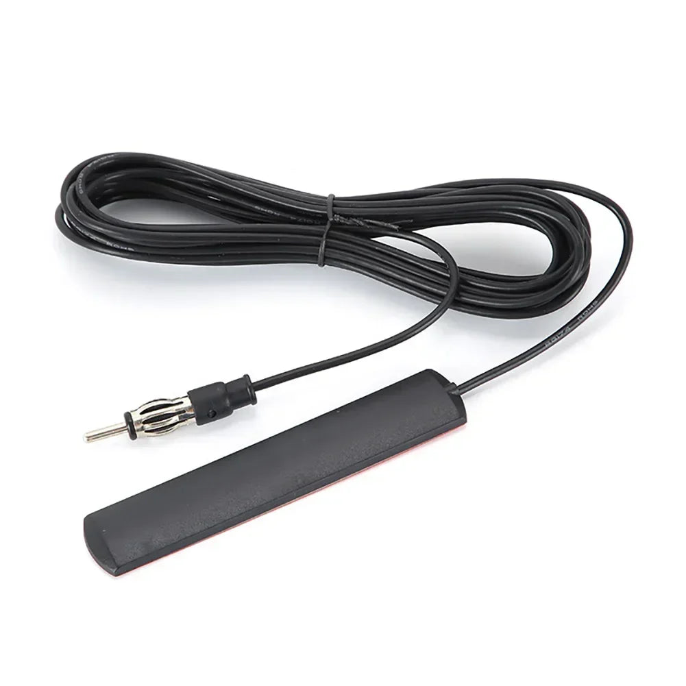 DC 5-12V Car Interior Hidden Amplified Antenna 85-860Mhz Car Electronic Radio Antenna Car Radio Patch Aerial for Truck Boat Auto Oasis Select