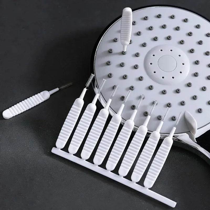 10-100PCS Shower Cleaning Brush Bathroom Micro Nylon Brush Nozzle Anti-blocking Cleaning Tools Bathroom Accessories Oasis Select