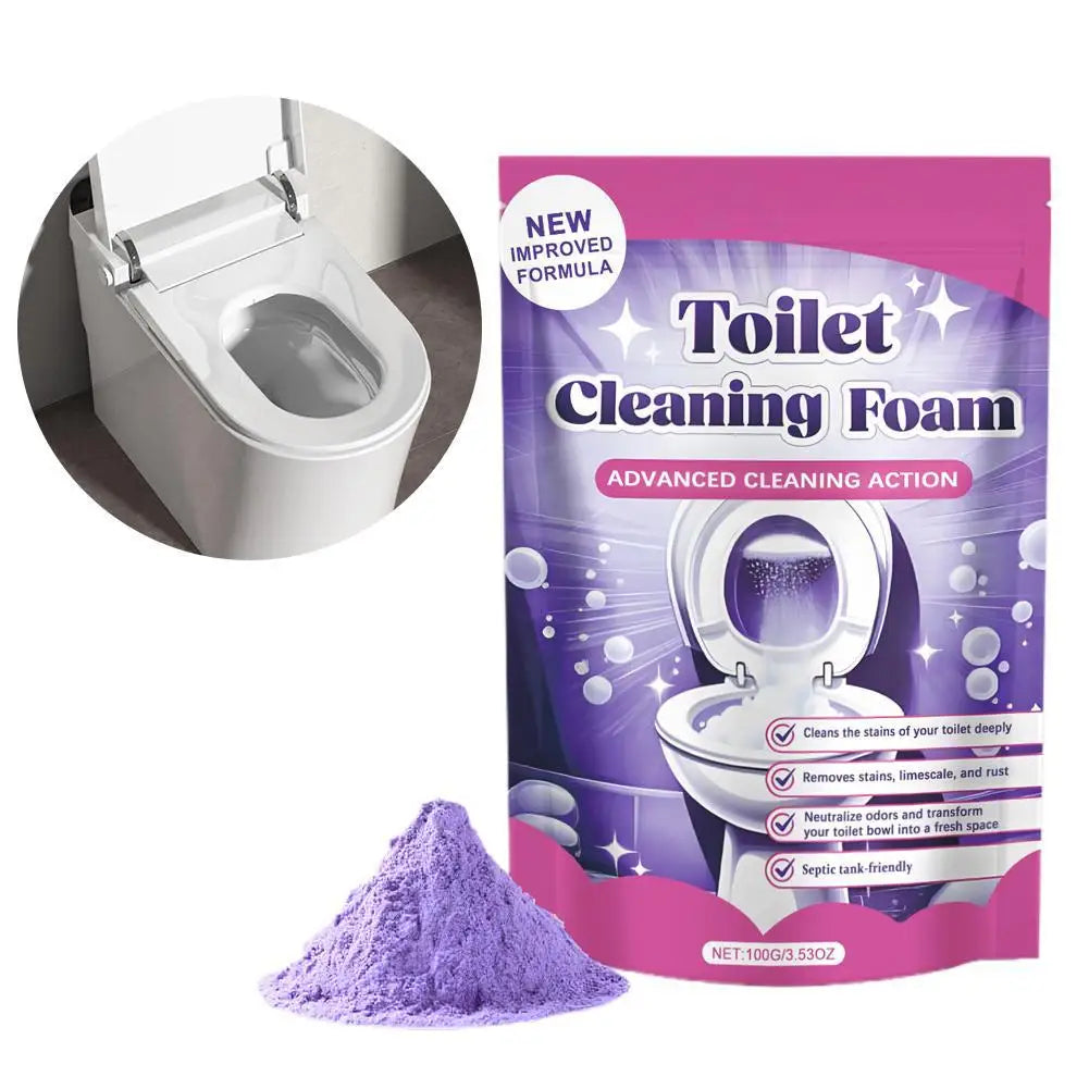 Toilet Bowl Cleaner Self Activating Miracles Powder Foam Deep Descaling Stain Remover Toilet Powder Household Toilet Cleaner Oasis Select