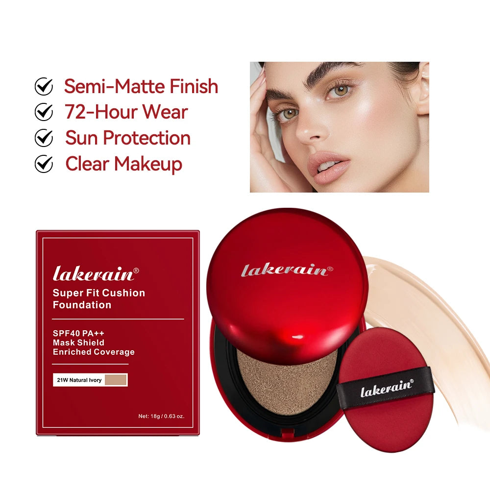 Sunscreen Waterproof Long Lasting Base Cushion Compact Foundations Makeup Bb Cream With Air Cushion Korean Makeup TirFoundation Oasis Select