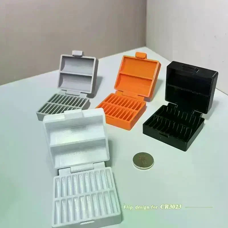 1Pcs CR2450/LR44 Button Battery Storage Case Organizer 10/20 Grids CR2032 Button Battery Storage Box Oasis Select