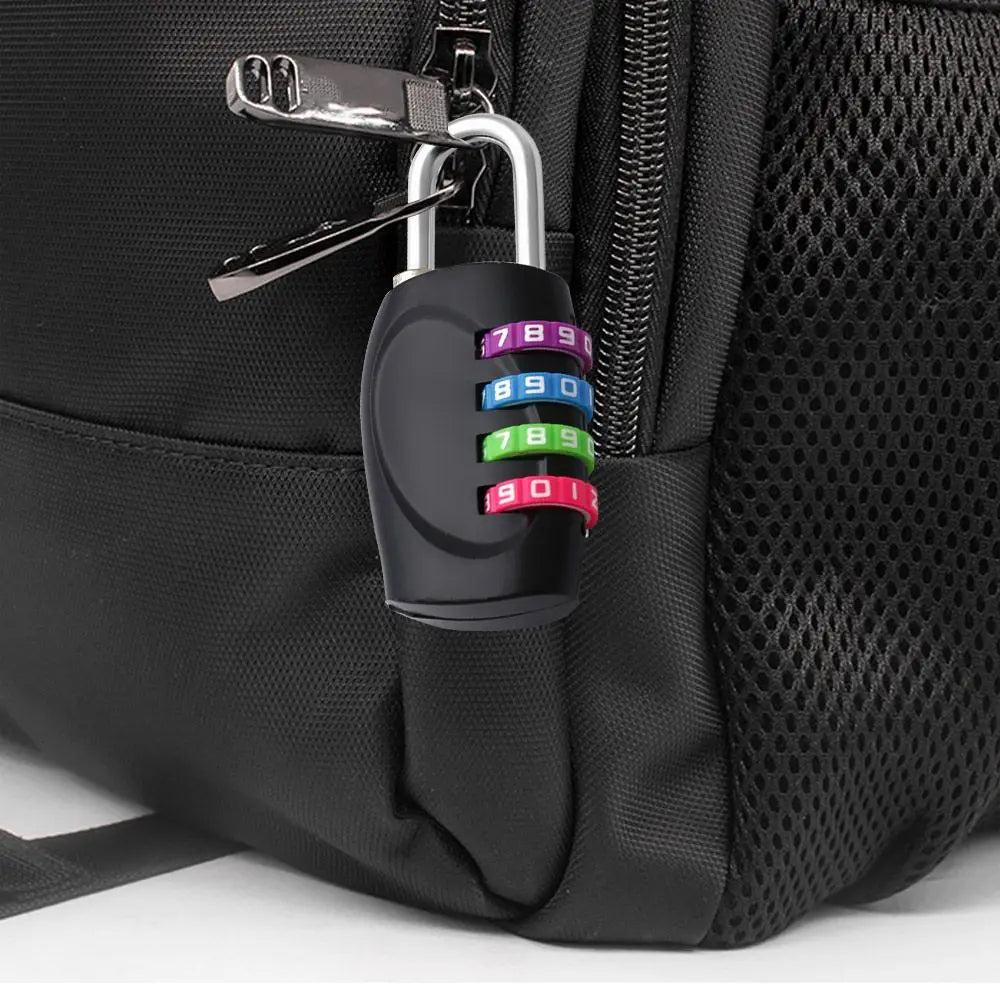 4-Digit Combination Padlock | Anti-Saw Zinc Alloy Security Lock
