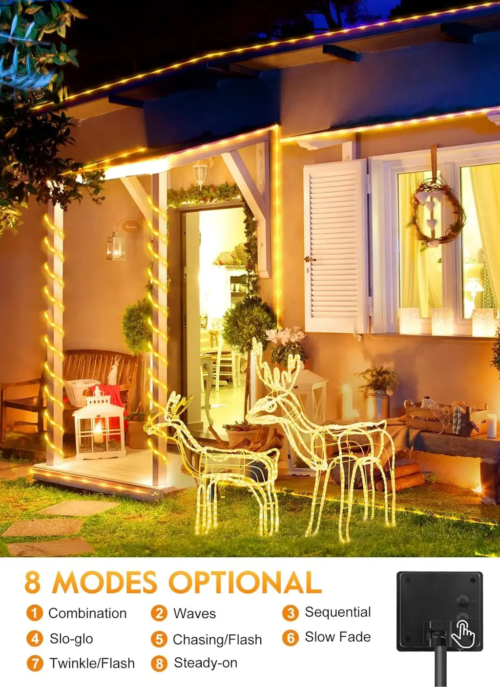7M/12M LED Solar String Fairy Lights Outdoor Path Garlands Lamp Patio Waterproof Christmas Wedding Garden Street Lights Oasis Select