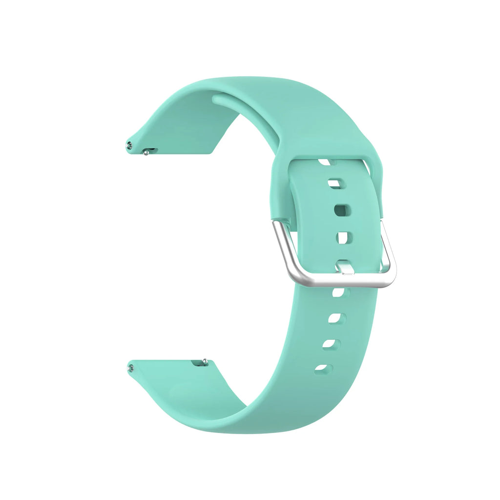 Silicone Watch Band 20mm 22mm – Polar, Garmin, Samsung & More Silicone Watch Band Oasis Select Light Green 22mm