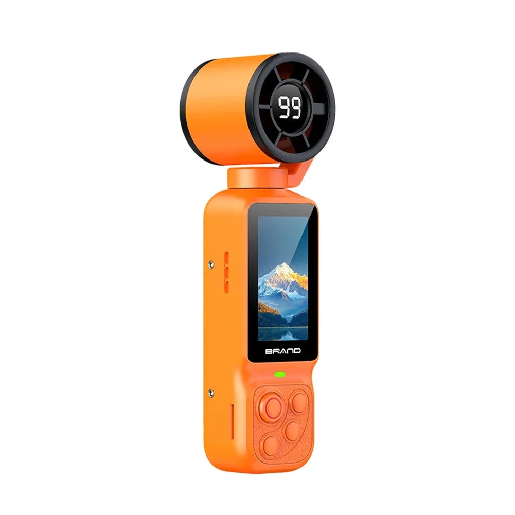 1080p Pocket Vlog Camera – 180° Rotatable Lens & Cooling Fan