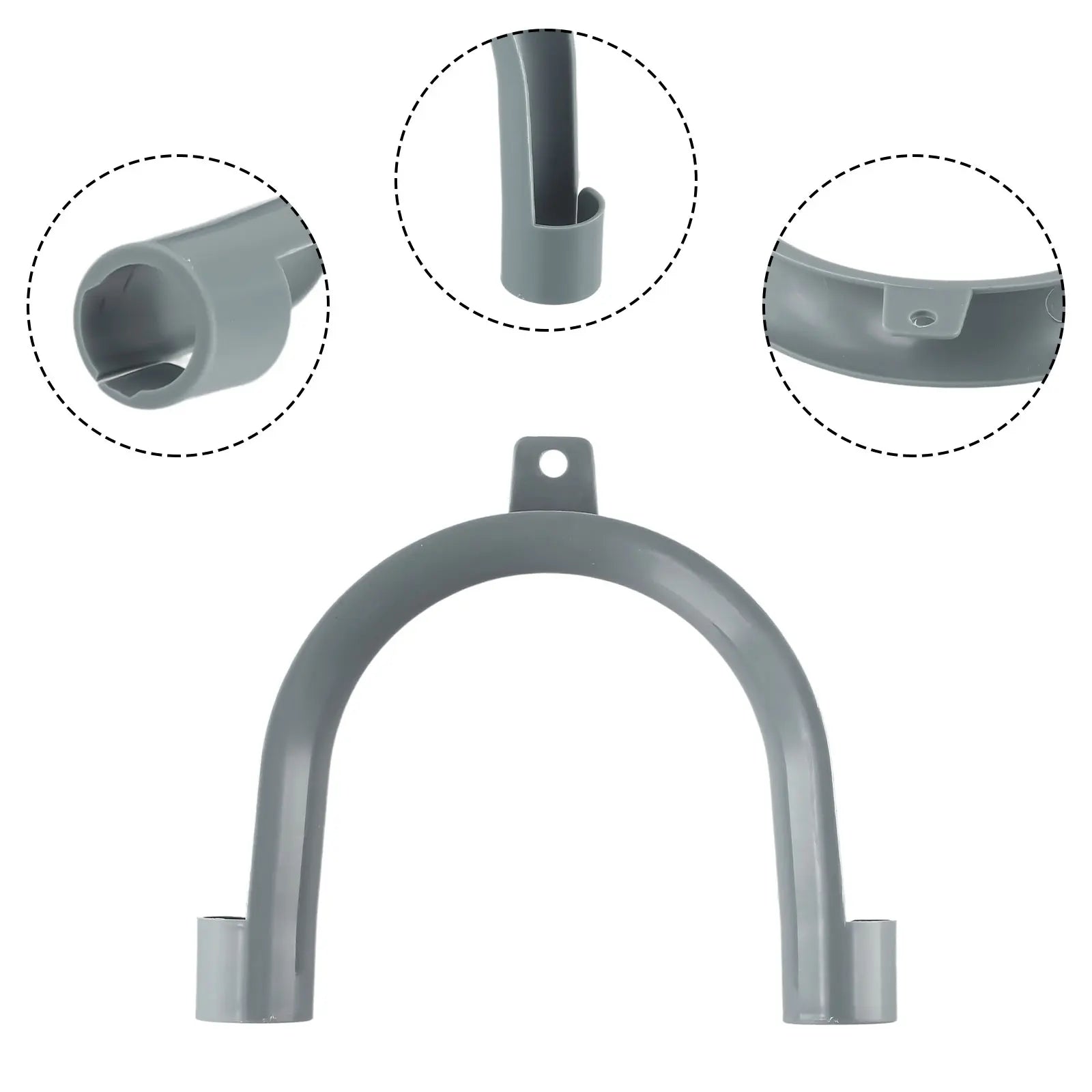 U-Shape Drain Hose Guide Assembly Fits All Drain Hose Washing Machine Discharge Hose Clip Hose Holder Oasis Select