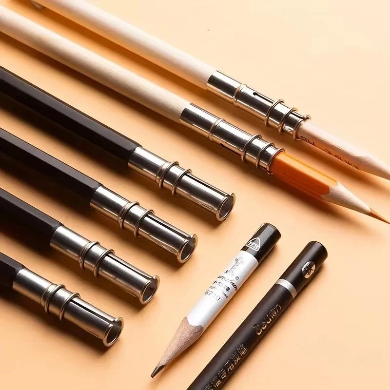 1/3/5pcs Double/Single Head Pencil Extender Pencil Extender Pencil Sleeve Connector Sketch Student Writing Pencil Extension Rod Oasis Select