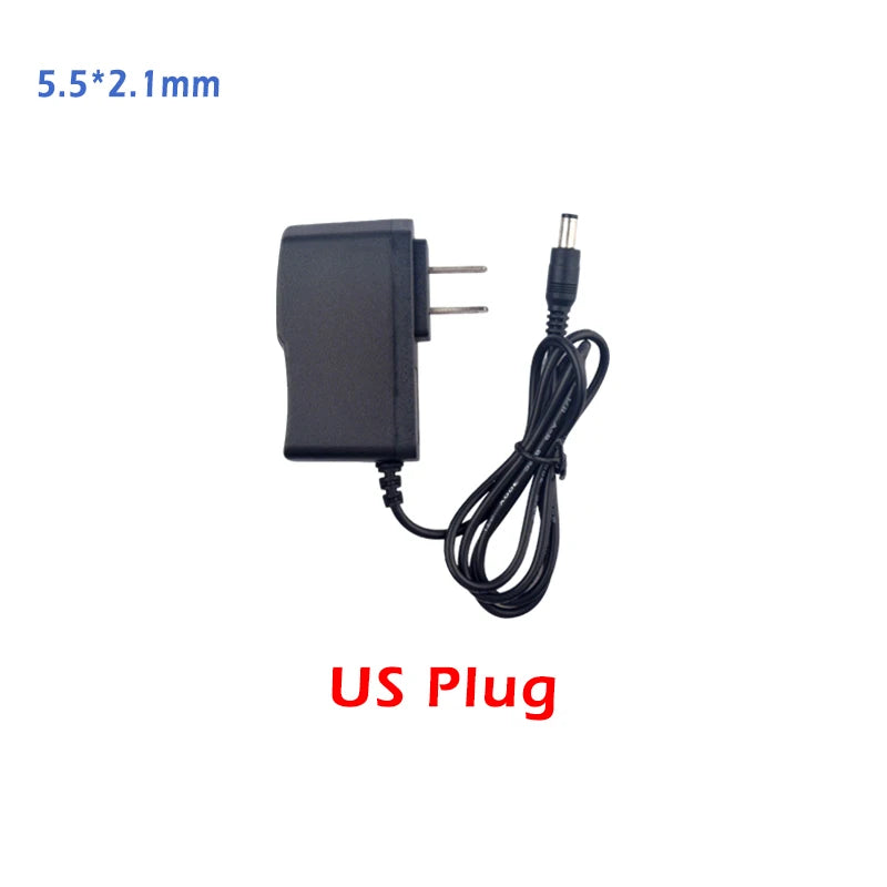 5V 2A AC Power Supply Adapters DC 5.5mm × 2.1mm Ports For T95 H96 Tanix Android TV Box Router Monitor Desk Lamp EU US Plug Oasis Select US Plug