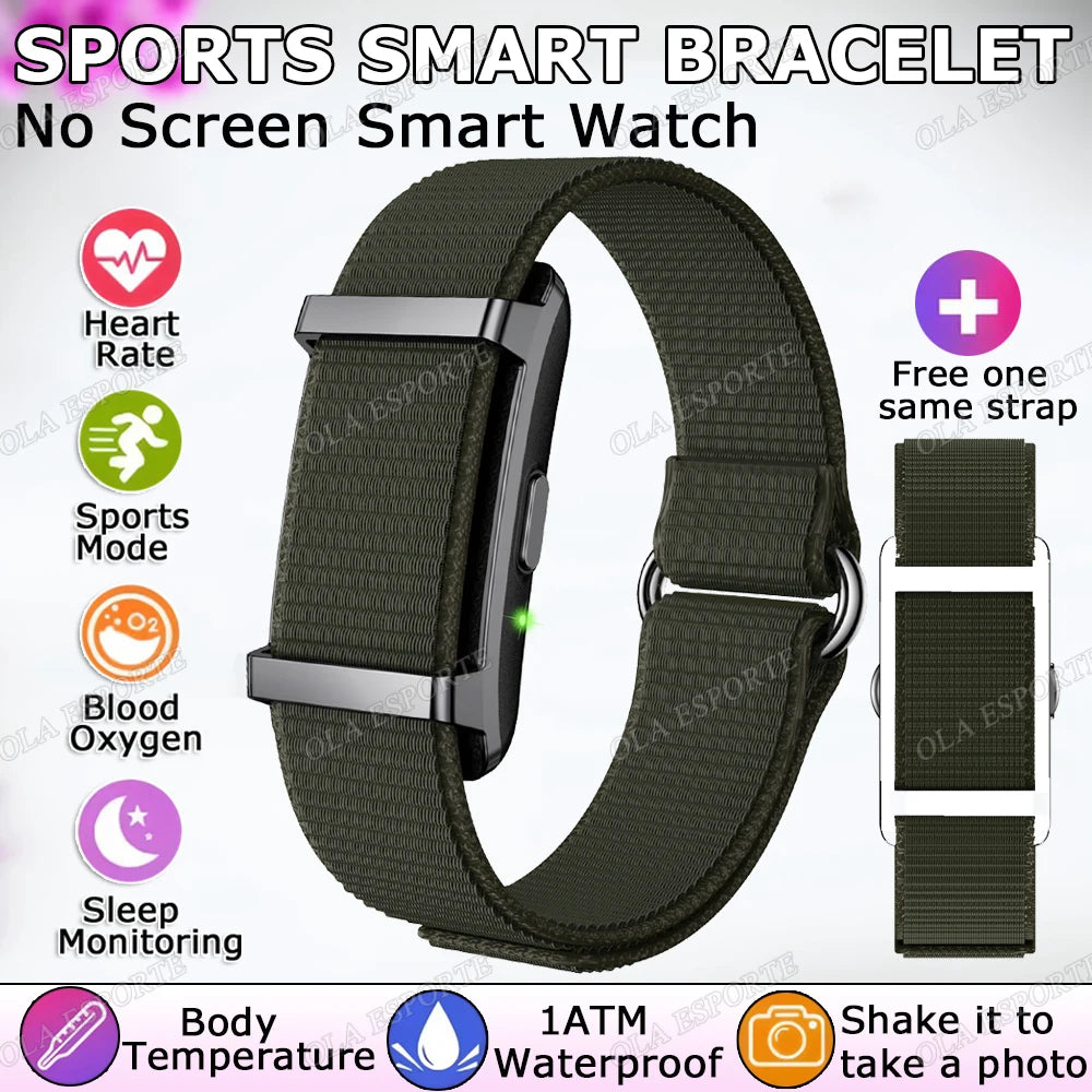 Ola Esporte No-Screen Fitness Tracker Bracelet | IP68 Smart