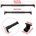 RV Screen Door Handle Adjustable RV Push Crossbar Screen Door Grab Bar for Trailer Travel Easy Exit Assist Pull Grip Camping Oasis Select Black