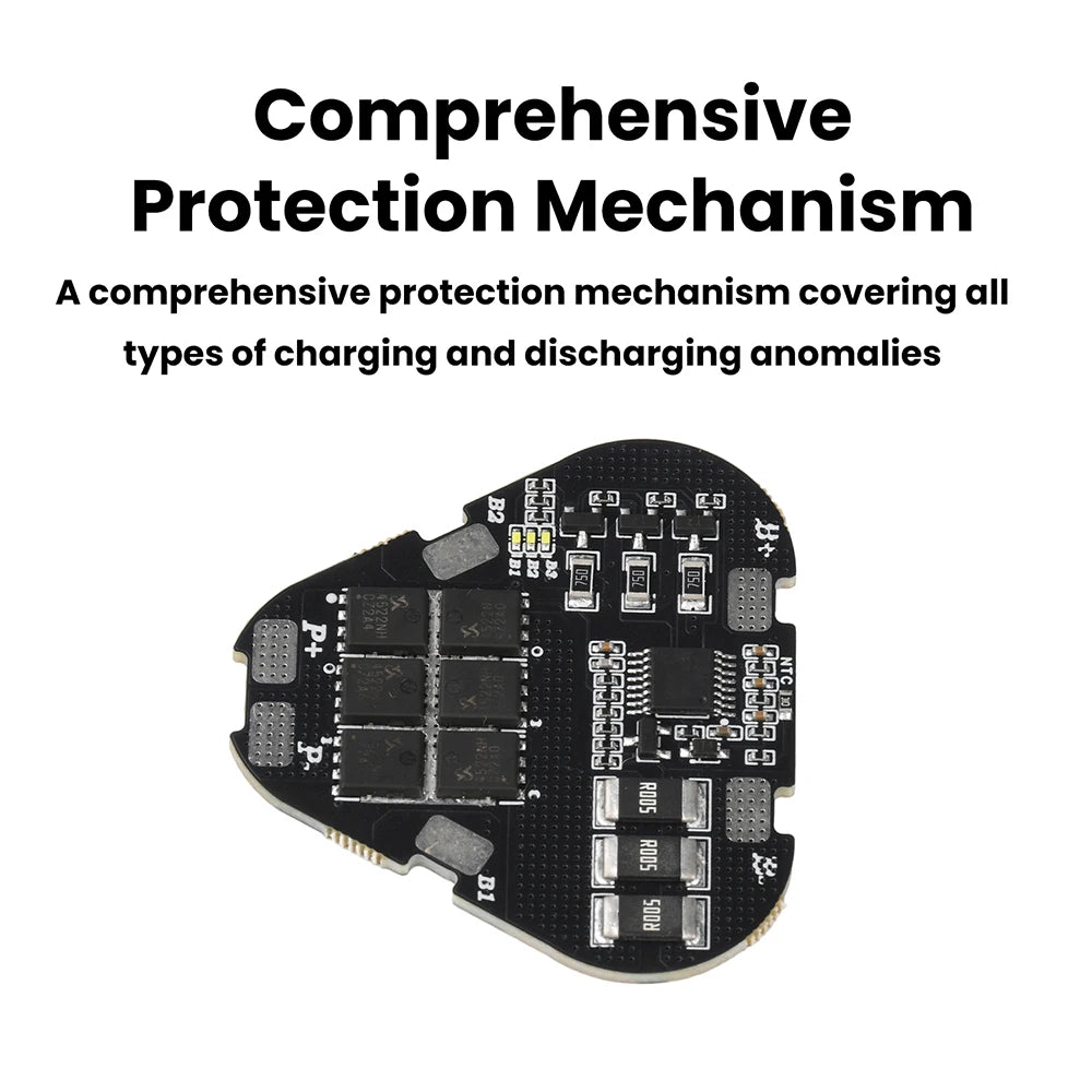 3S 12.6V Lithium Battery Protection Board 60A Balance Overcharge Over-Discharge Over-Current Short Circuit Over-Temp Protection Oasis Select