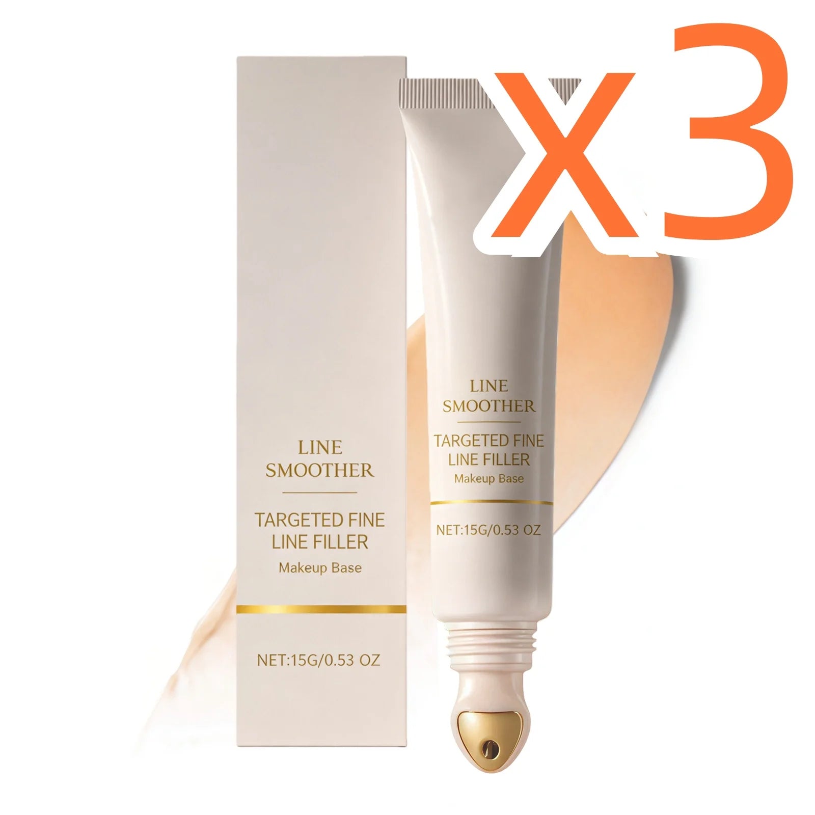 Nicotinamide Makeup Primer Hide Pores Oil Shine Control Brighten Dull Skins Prevent Sunburn Natural Base 3-In-1 Face Concealer Oasis Select 15g Boxed x3