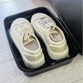 Car Shoes Storage Tray Interior Multifunctional Durable Accessory Tidying Vehicle Organizer Under Seat Container Box Oasis Select Black