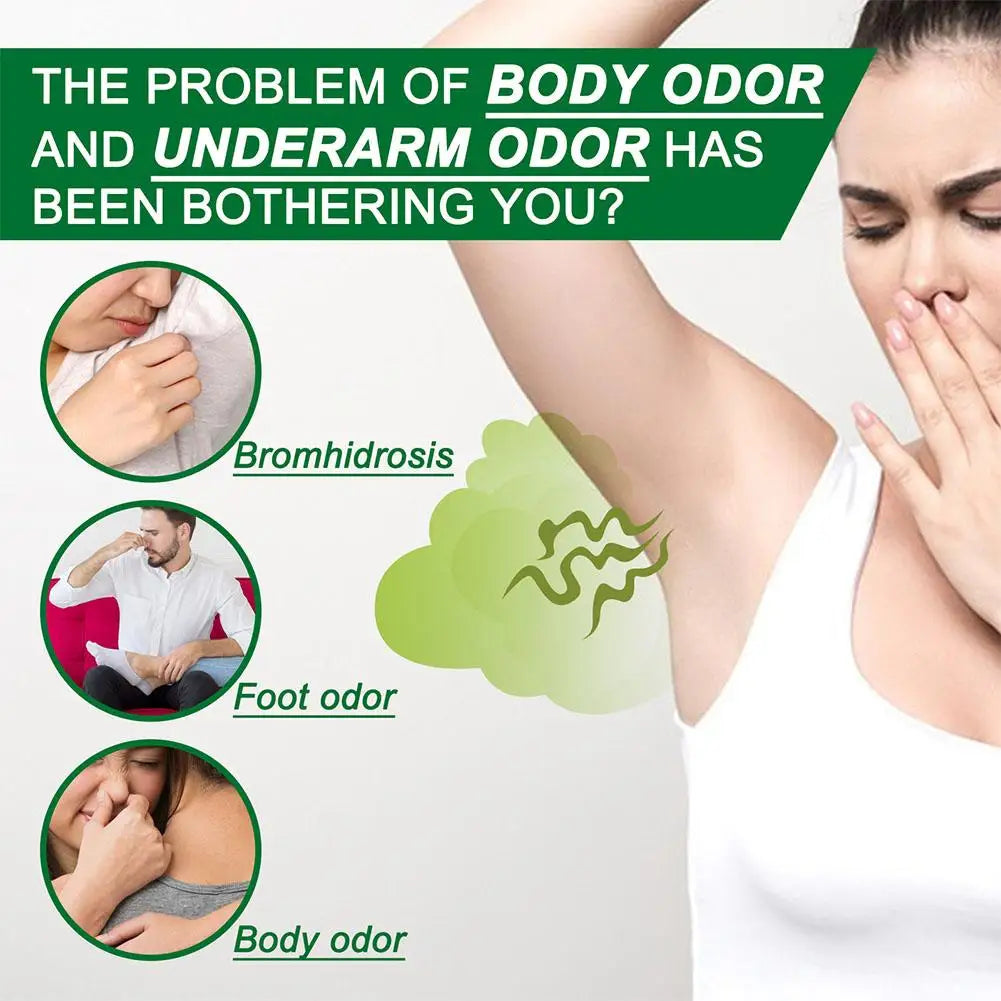 10g Natural Plant Extract Deodorant Spray Underarm Odor Removal All Day Fresh Portable Size for Men Women Oasis Select
