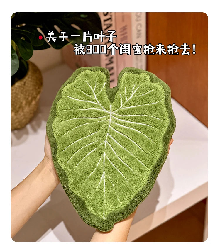Thickened Absorbent Tropical Plant Leaf Hand Towels for Kitchen and Bathroom Hand Towels Oasis Select Arrowroot 21.5x27cm