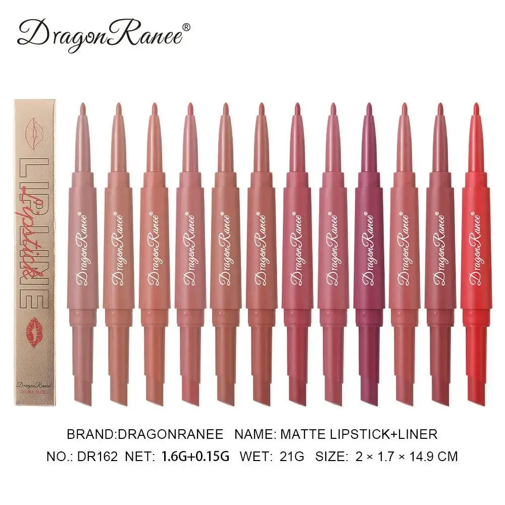 Dragon Ranee 2-in-1 Matte Lip Liner & Lipstick | Waterproof