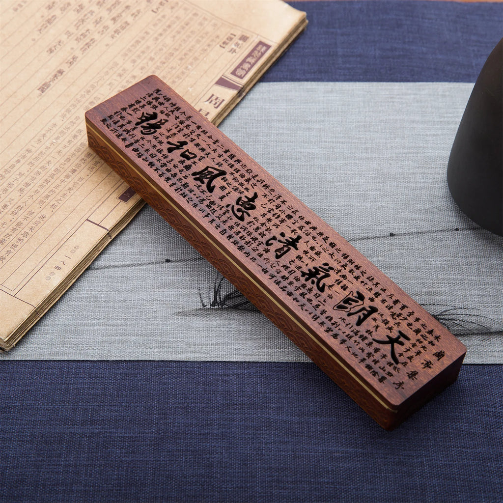 Wooden bed incense burner, cultural and creative Chinese style Zen ornaments, household incense sticks, solid wood creative Oasis Select Burner unpackaged 3
