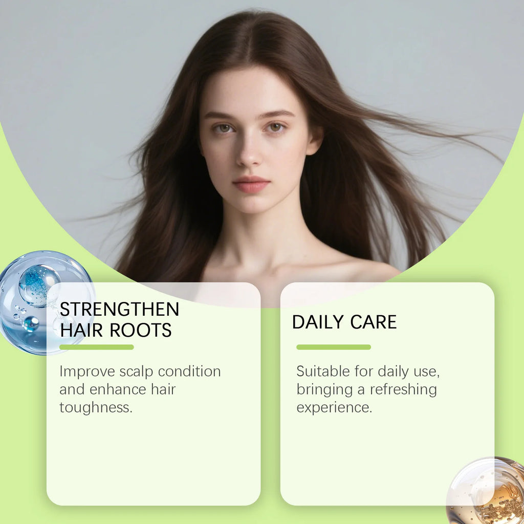 5ML/6 PCS Hair Roller Serum Set Gentle nourishes the scalp and cares for the softening Scalp & Hair care Daily Care Scalp Serum Oasis Select