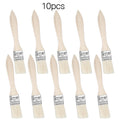10/20/30pcs short wooden handle art brushes, hog bristle brushes, watercolor brushes, wall brushes, art brushes, cleaning Oasis Select 10pcs