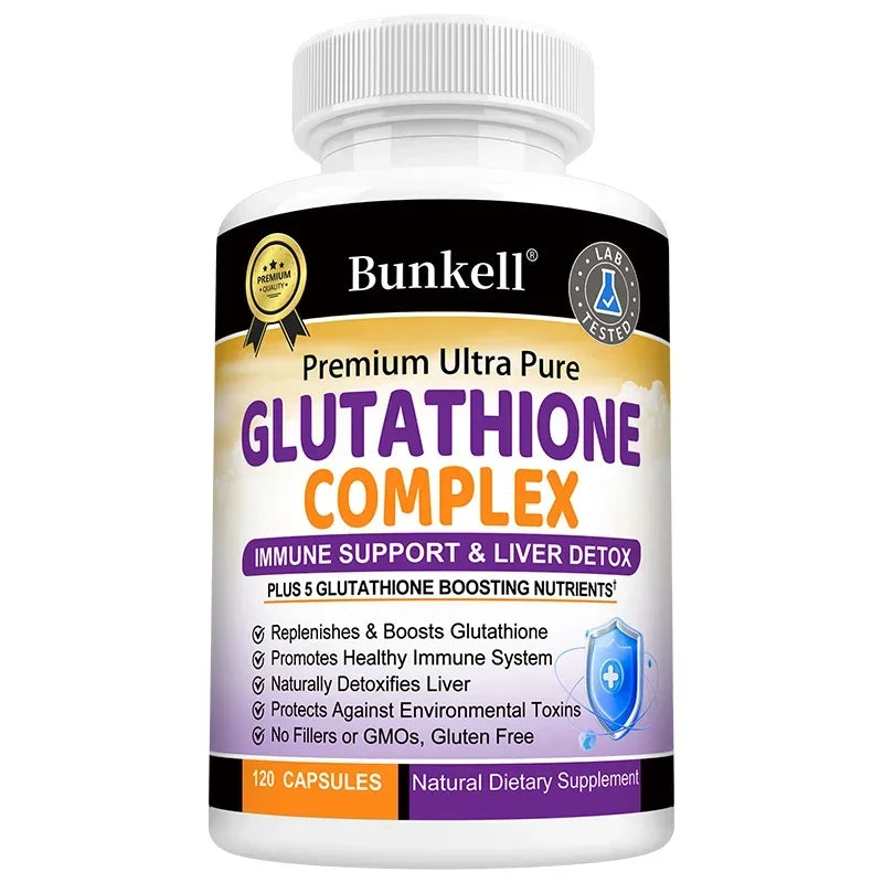 Glutathione Collagen Capsules – Skin Brightening & Anti-Aging Antioxidant Supplement Oasis Select 120 Count 5 bottle