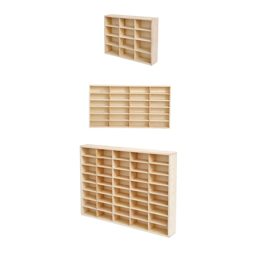 Wooden Storage Divider Box Display Box Multiuse Storage Organizer Showcase for Oasis Select