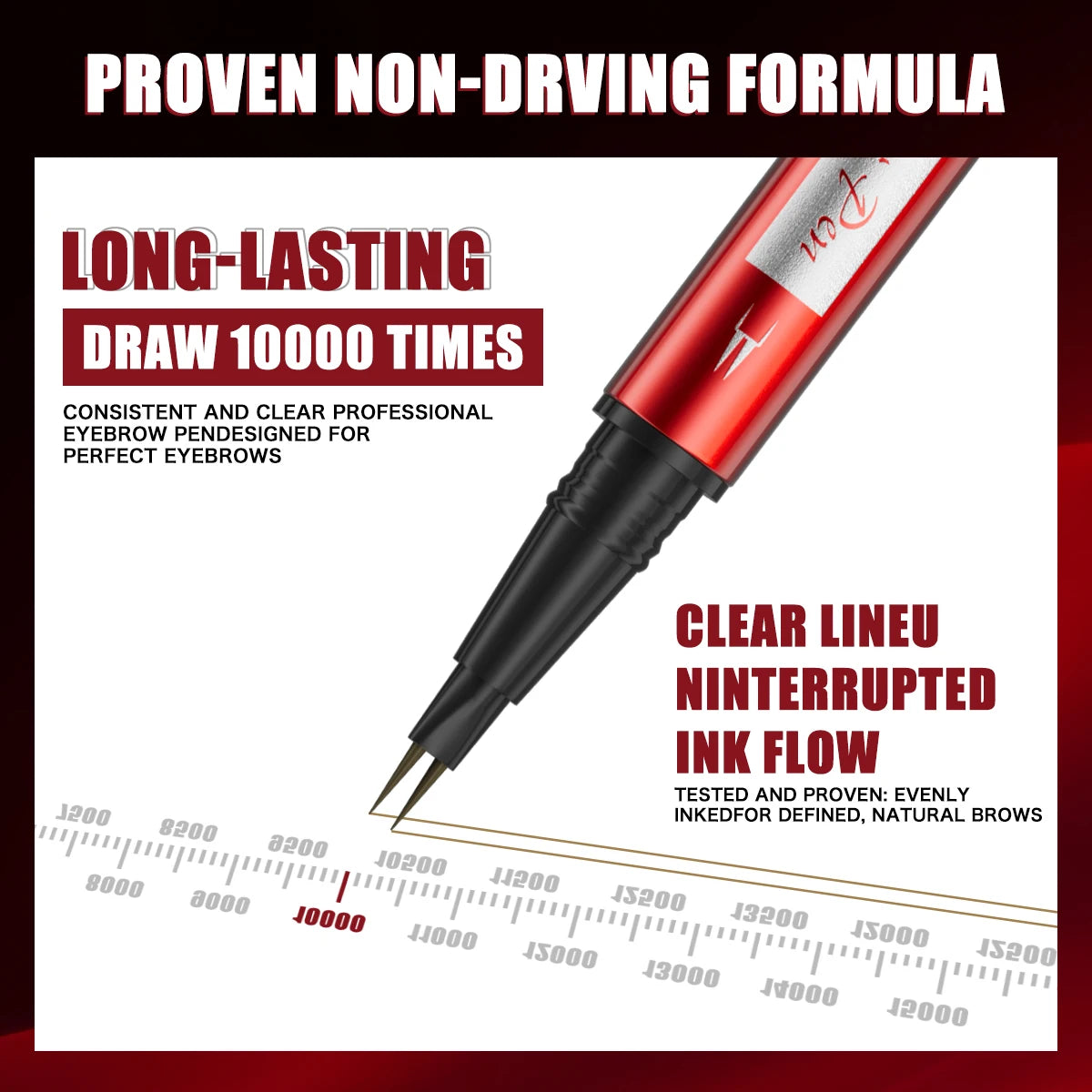 Hello Kiss Ultra Fine Eyebrow Pen – Waterproof & Long-Lasting