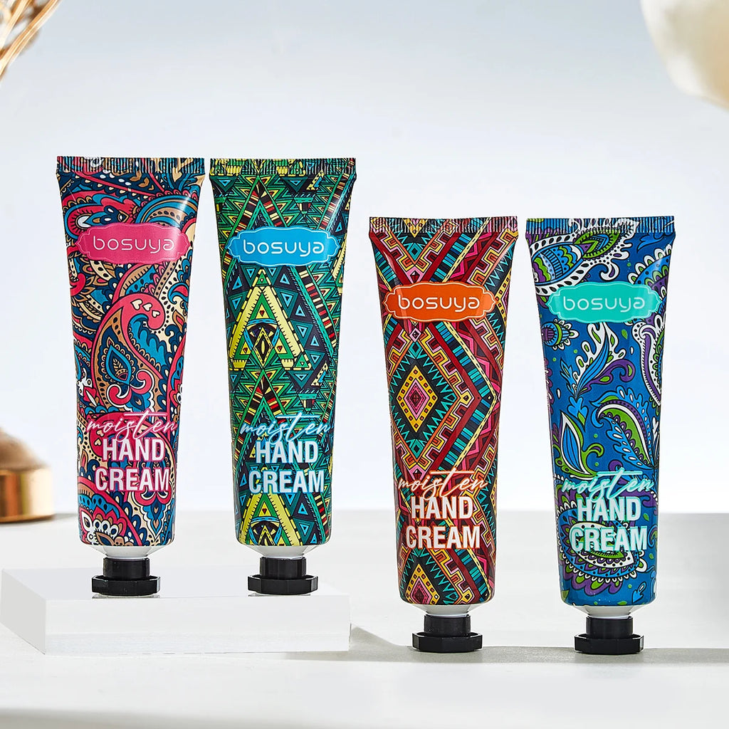 Bosuya 8-Pc Lip Mask & Hand Cream Set – Fruit Flavor Gift Lip & Hand Care Set Oasis Select