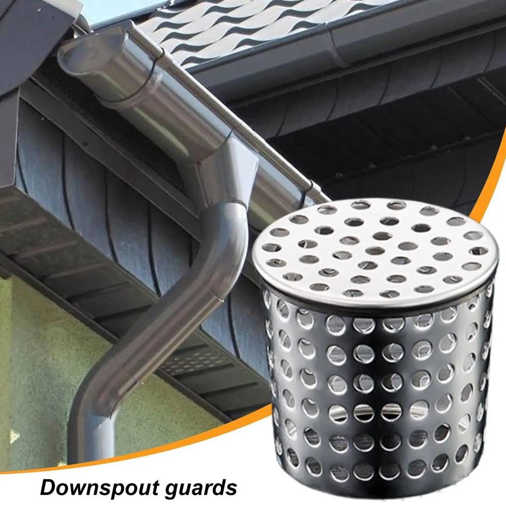 Drain Downspout Protectors Stainless Steel Gutter Protector Cleaner Gutter Downsport Guards for Preventing Blockage Debris Oasis Select
