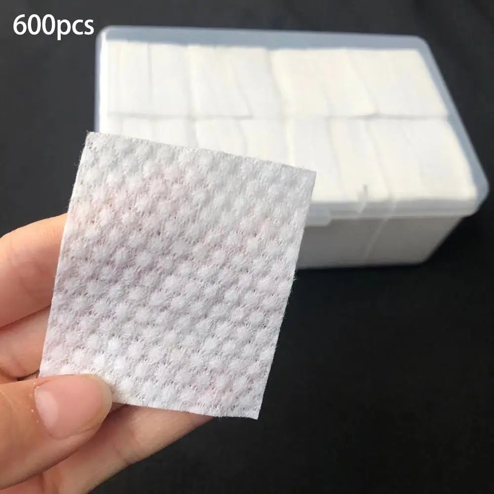600pcs Disposable Cotton Pads – Makeup Remover & Microblading Disposable Cotton Pads Oasis Select white