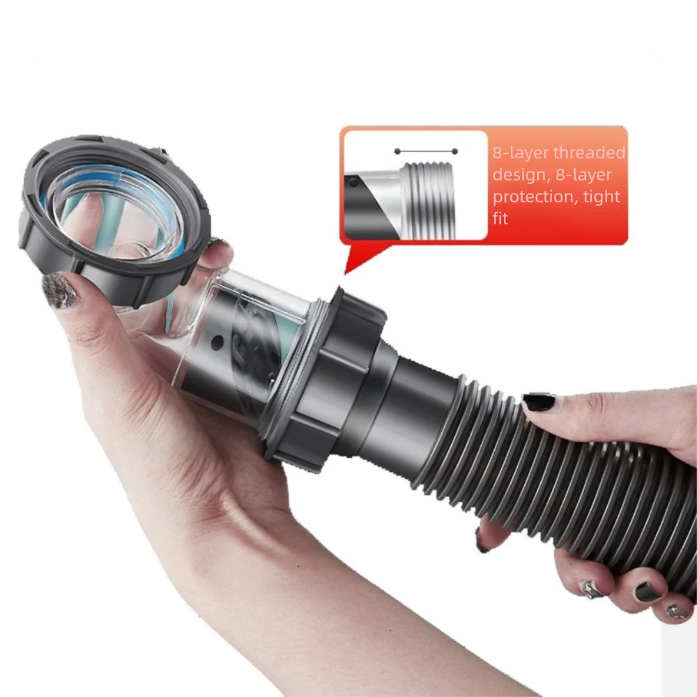 Plastic Sink Drain Pipe Set Easy Install Space Saving Sewer Replacement Pipe Single/Double Bowl Anti-Leak Drainage Kit Kitchen Oasis Select