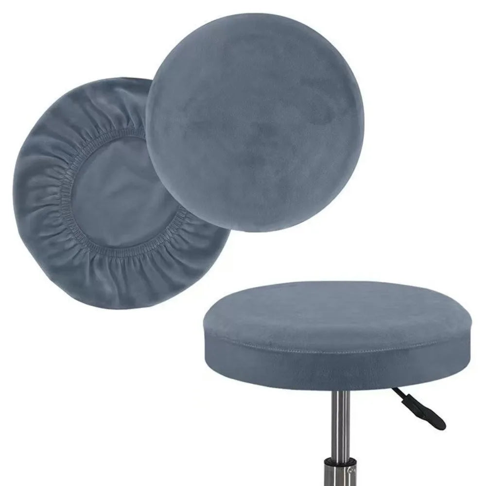 Elastic Round Stool Cover – Washable, Removable, Universal Fit