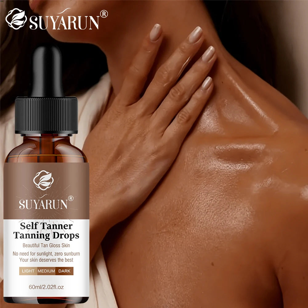 SUYARUN Sunless Tanning Serum | Buildable Glow, All Skin Tones