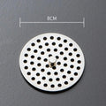 Durable Stainless Steel Floor Drain Net Cover Round Square Shape with Handle Hair Filter Drainage Grille Oasis Select -8cm-round shape