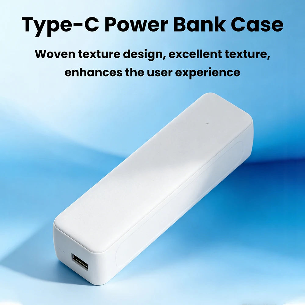 DIY Power Bank Case for 21700 Battery Solder-Free Type-C Portable 5V 1A Mini Power Supply Kit Not Including Batteries Oasis Select