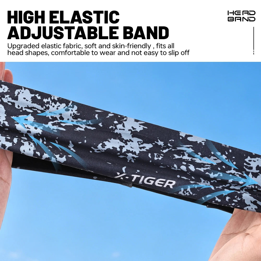 X-TIGER Men Women Sports Headband Sweatband Breathable cycling Hairband Summer cycling Running Gym Head Band Elastic Sweatband Oasis Select
