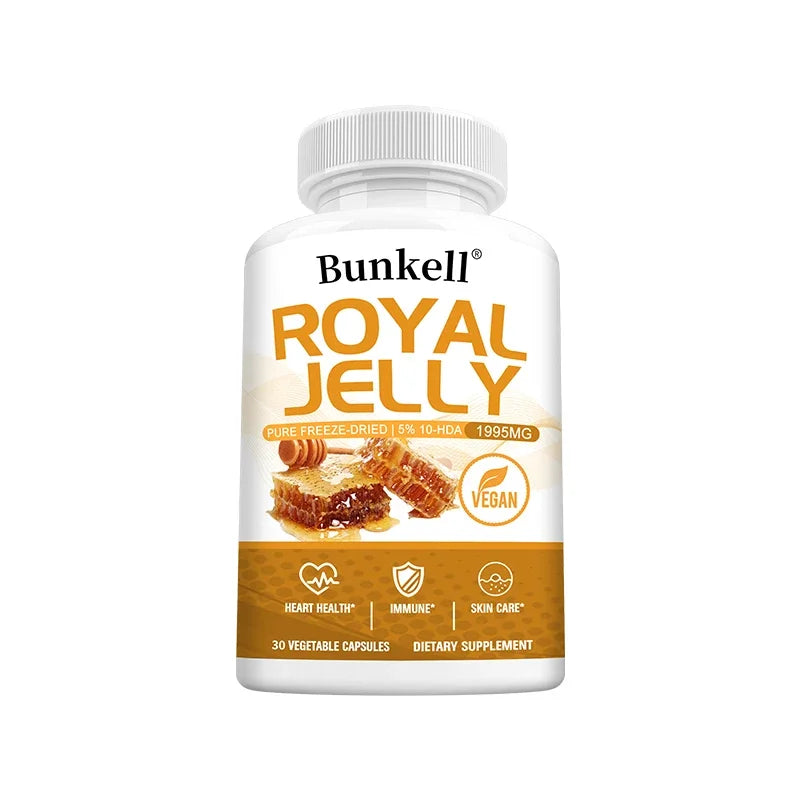 Royal Jelly 1995mg – Immune, Joint & Heart Support Capsules Royal Jelly Supplement Oasis Select 30 count-1 bottle