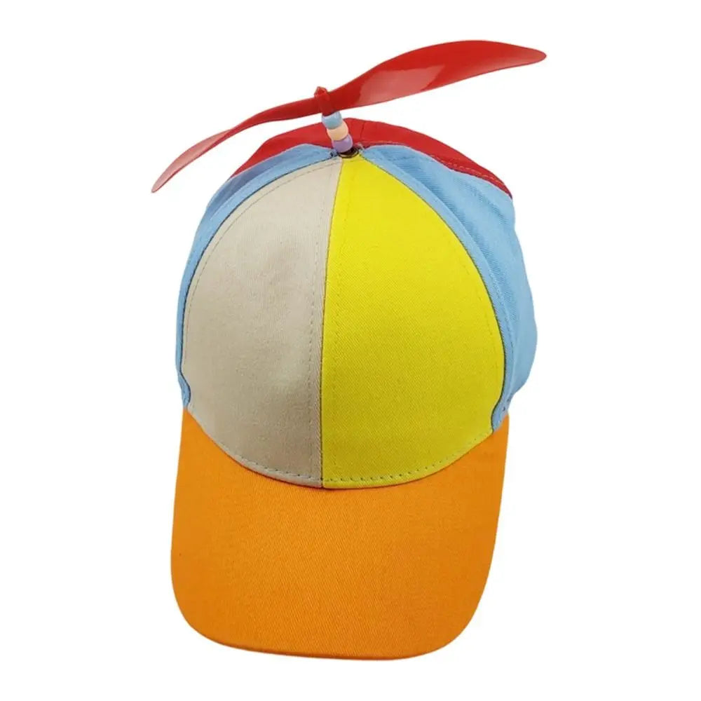 Casual Rainbow Baseball Cap Funny Helicopter Propeller Snapback Hat Bamboo Dragonfly Adventure Dad Hat Boys Girls Oasis Select