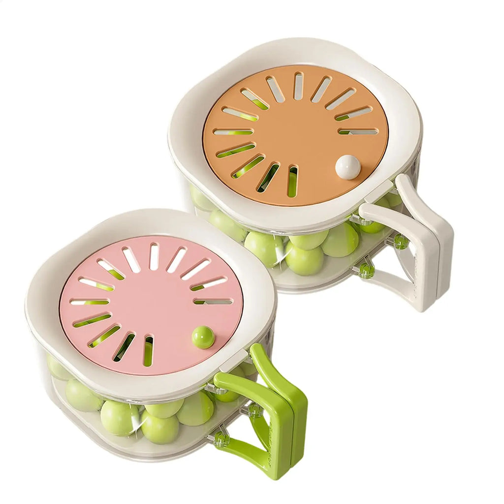 Fruit Washing Bowl Drain Basket Fruit Drainer Container with Foldable Handle Food Strainer Thickened Fruit Plate Strainer Bowl Oasis Select