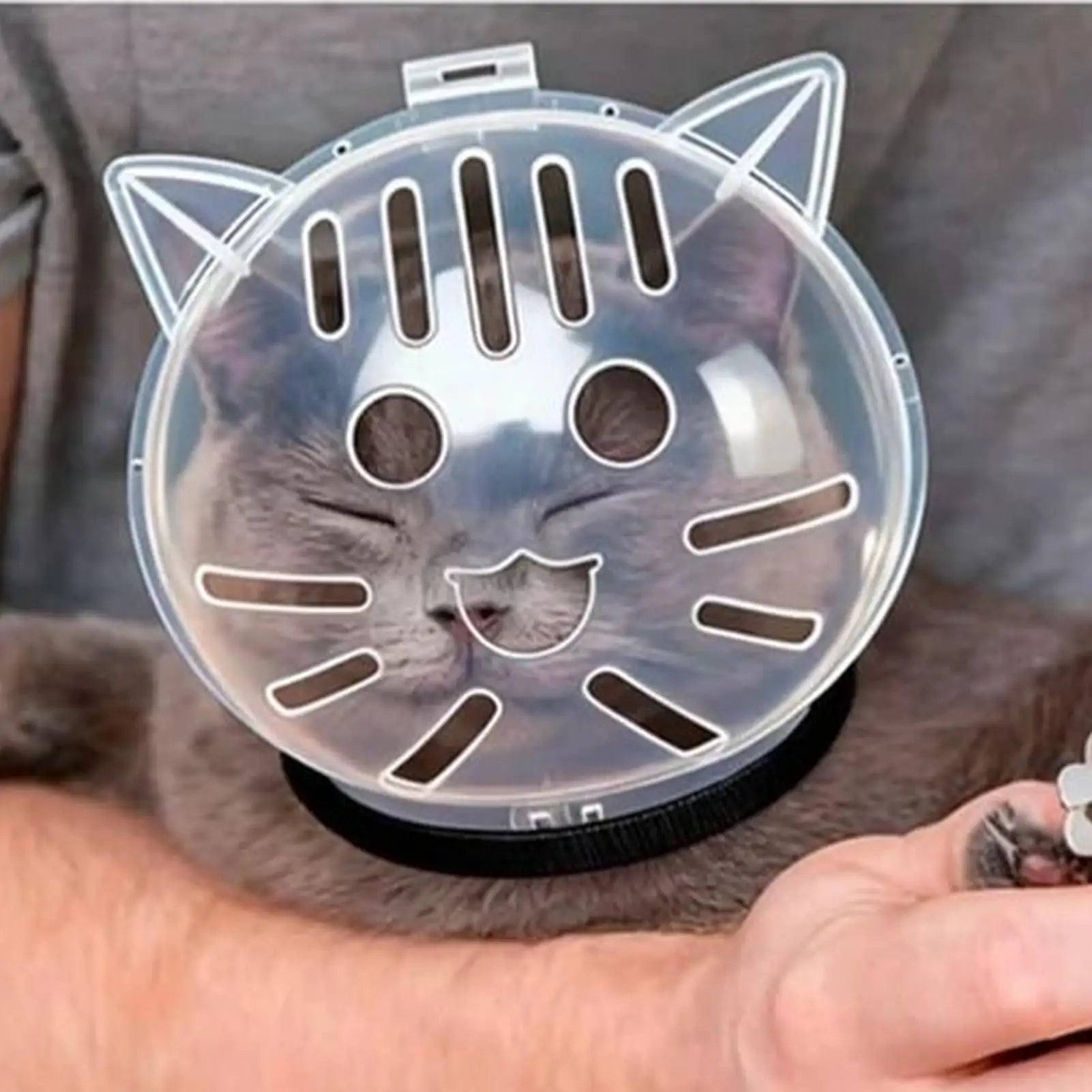 Cat Bubble Muzzle Pet Grooming Cover Accessory Anti-bite Anti-Licking Cat Space Hood Breathable Helmet Face Cover Cat Hood Oasis Select
