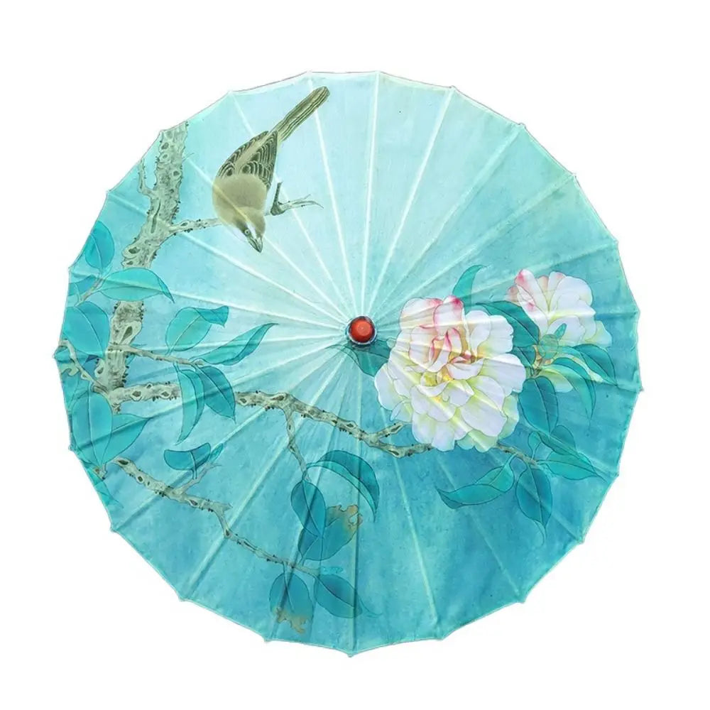 Handmade Chinese Silk Parasol | Decorative Dance Umbrella Decorative Parasol Oasis Select 82cm-32.28in-Style 3