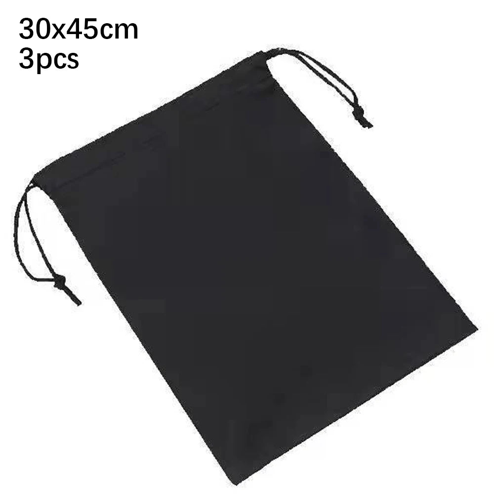 Sacs de rangement en Nylon, sac d'emballage à cordon, housse anti-poussière robuste, poignée en corde Flexible, sac d'organisati Oasis Select 30x45cm 3pcs