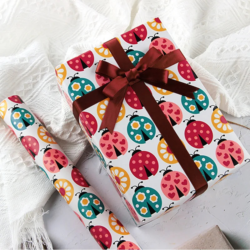 50*70cm Cute Cartoon Toys Birthday Gift Wrapping Paper Birthday Gift Box Packaging Paper DIY Craft Party Decoration Paper Oasis Select A