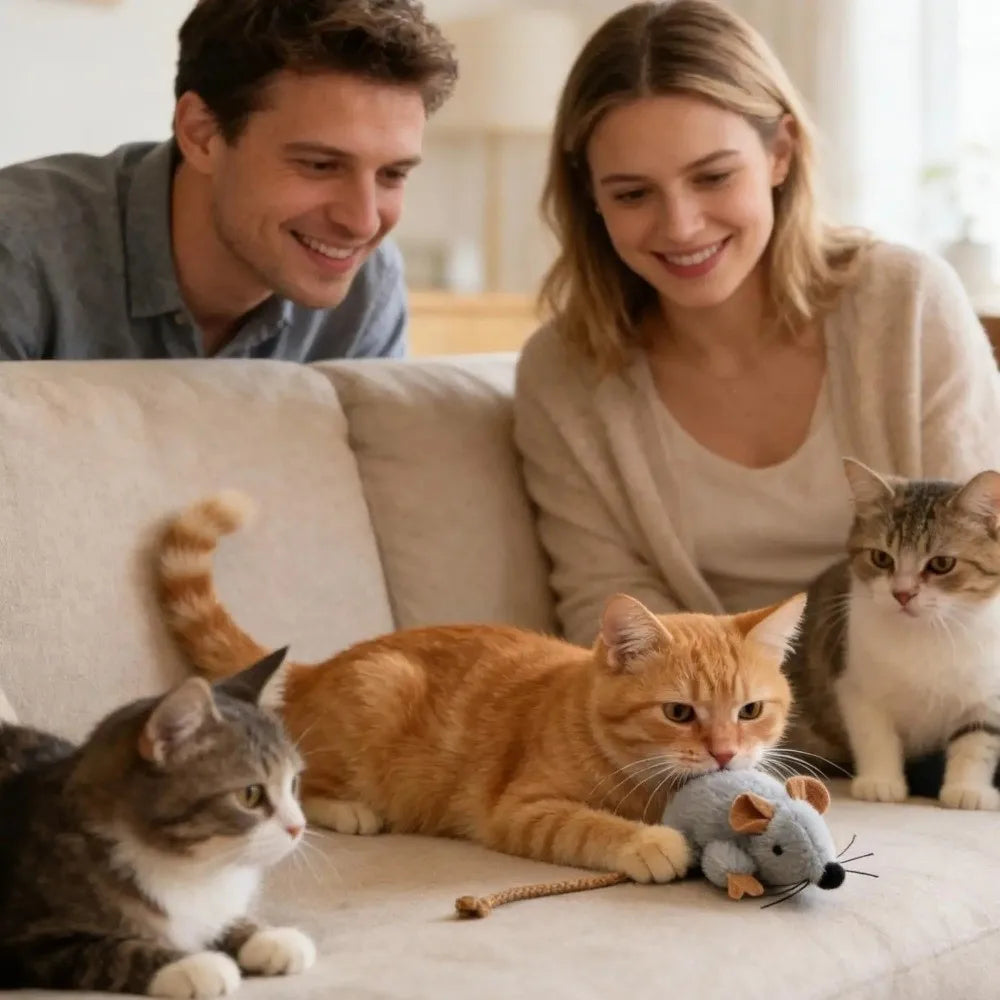 Pet Mouse Interactive Cat Compact Design Kitten Cat Mouse Mice Playthings Indoor Cat Oasis Select