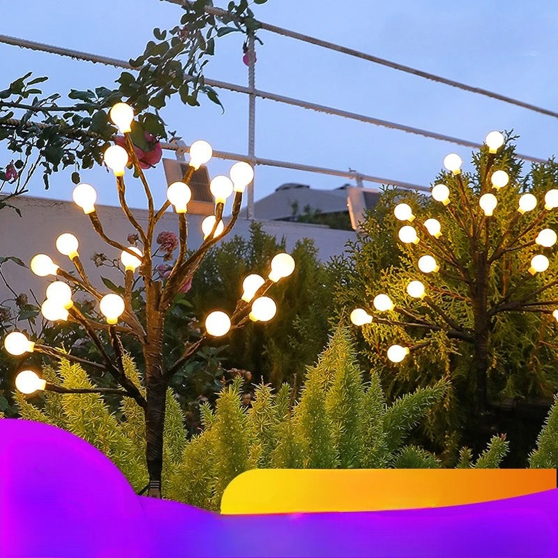 LED Solar Waterproof Round Ball Branch Light, A Cross-border Bestseller for Garden and Outdoor Lawn Ground Insert Lights Oasis Select
