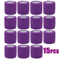 48/1Pcs Purple Sport Self Adhesive Elastic Bandage Wrap Tape Elastoplast For Knee Support Pads Finger Ankle Palm Oasis Select 15pcs 2.5cmX4.6m