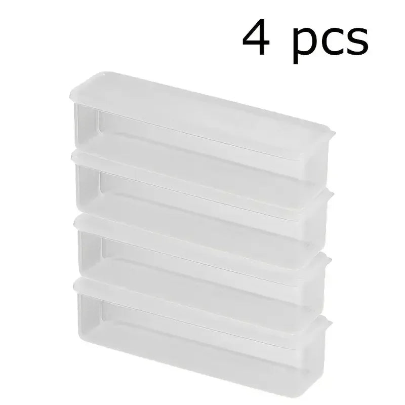1//2/4pcs Refrigerator Fresh-keeping Storage Box Fresh-keeping Artifact,Food Preservation Boxes Transparent Sealed Kitchen Tools Oasis Select 4pcs Clear
