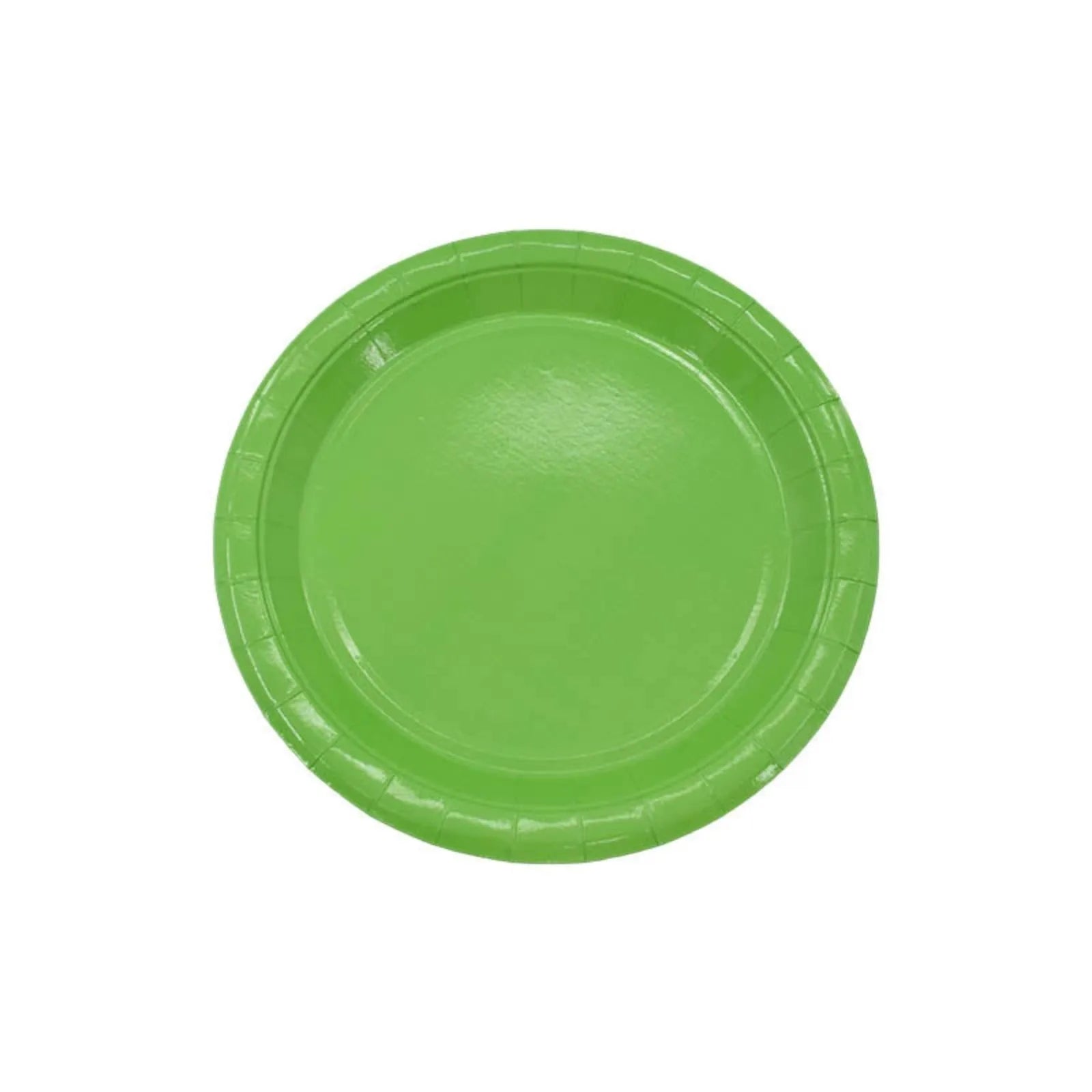 9-Inch Disposable Paper Plates Pack of 10 | Parties & Outdoor Disposable Paper Plates Oasis Select Green